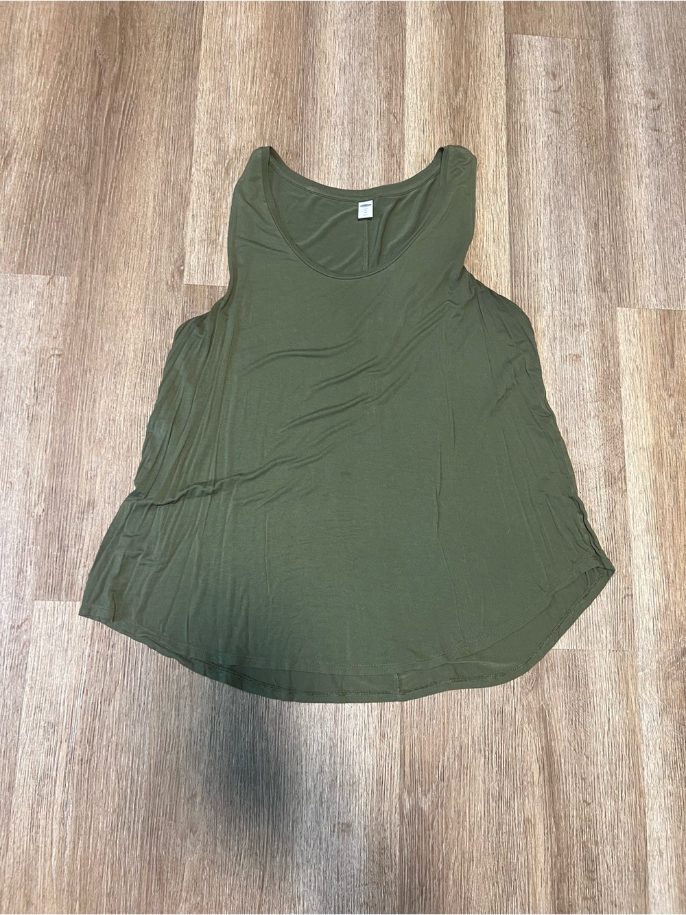 Old Navy Olive Green Scoop Neck Tank Top